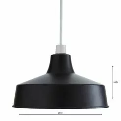 Dunelm Stern Black Easy Fit Pendant -wall lights Shop 1000158683 alt04