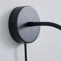 Dunelm Nola Adjustable Easy Fit Plug In Wall Light Black 11 Dunelm Nola Adjustable Easy Fit Plug In Wall Light Black -wall lights Shop 1000158740 alt03
