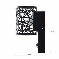 Dunelm Pandora Black Outdoor Wall Light -wall lights Shop 1000158751 alt04