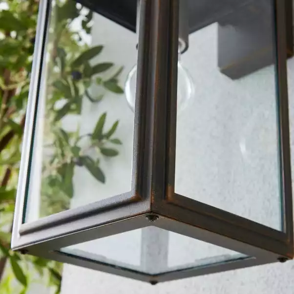 Dunelm London Bronze Industrial Outdoor Wall Light 5 Dunelm London Bronze Industrial Outdoor Wall Light - Image 3