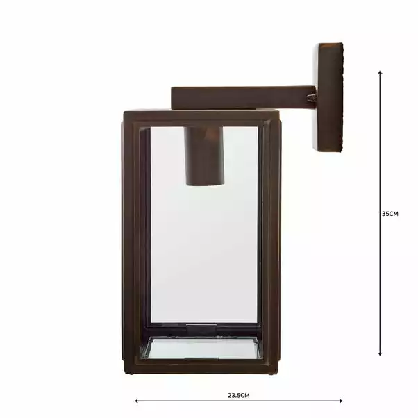 Dunelm London Bronze Industrial Outdoor Wall Light 7 Dunelm London Bronze Industrial Outdoor Wall Light - Image 5