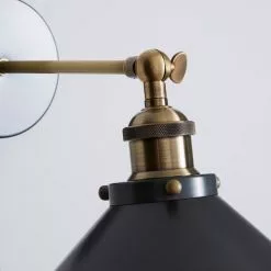 Dunelm Logan Grey Industrial Easy Fit Plug In Wall Light -wall lights Shop 1000158760 alt02