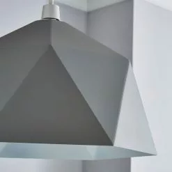 Dunelm Lily Geometric Easy Fit Pendant Grey -wall lights Shop 1000165046 alt02