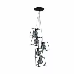 Dunelm Elena 5 Light Glass Ceiling Fitting -wall lights Shop 1000165056 alt04