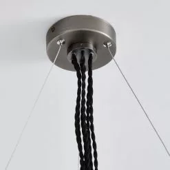 Dunelm Aurelia 6 Light Cluster Ceiling Fitting Grey -wall lights Shop 1000165066 alt03