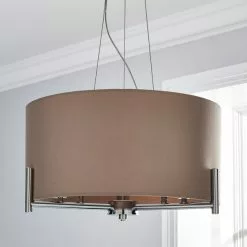 Dunelm Nora Shade Ceiling Fitting Blush -wall lights Shop 1000165070 alt01