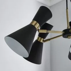 Dunelm Archie Black 5 Light Ceiling Fitting -wall lights Shop 1000166686 alt02