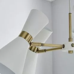 Dunelm Archie White 5 Light Ceiling Fitting -wall lights Shop 1000166687 alt02