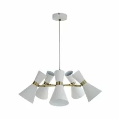 Dunelm Archie White 5 Light Ceiling Fitting -wall lights Shop 1000166687 alt04