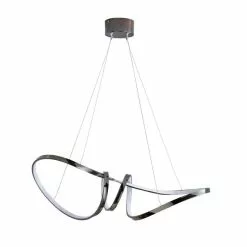 Dunelm Easton Dark Chrome LED Fitting -wall lights Shop 1000169136 alt04