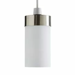 Dunelm Ferris Satin Nickel Easy Fit Pendant -wall lights Shop 1000169151 alt04