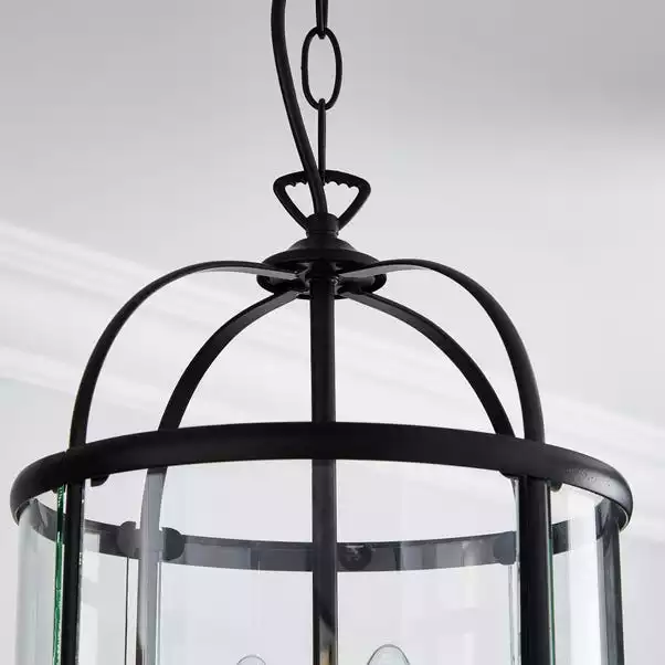 Dunelm Hurricane Matt Black 3 Light Pendant Ceiling Fitting 5 Dunelm Hurricane Matt Black 3 Light Pendant Ceiling Fitting - Image 3