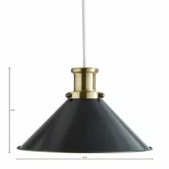 Dunelm Logan Grey Easy Fit Pendant -wall lights Shop 1000169186 alt07