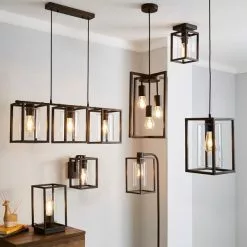 Dunelm London 3 Light Bronze Industrial Pendant Fitting 13 Dunelm London 3 Light Bronze Industrial Pendant Fitting -wall lights Shop 1000169189 alt05