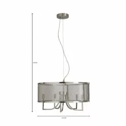 Dunelm Milo 5 Light Mesh Ceiling Fitting -wall lights Shop 1000169202 alt07