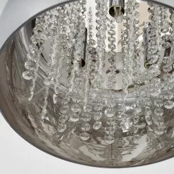 Dunelm Seychelles Smoked Flush Ceiling Fitting -wall lights Shop 1000169235 alt02