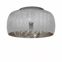 Dunelm Seychelles Smoked Flush Ceiling Fitting -wall lights Shop 1000169235 alt04