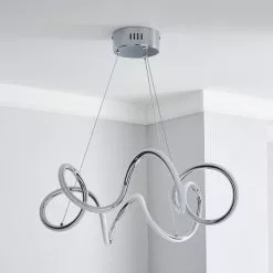 Dunelm Skylar Curly LED Ceiling Fitting -wall lights Shop 1000169238 alt01