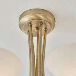 Vogue Lighting Vogue Cagney 5 Light Semi Flush Ceiling Fitting Brass -wall lights Shop 1000169430 alt02