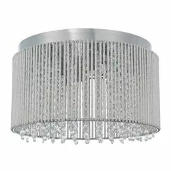 Vogue Lighting Vogue Galina 10 Light Crystal Flush Fitting Chrome -wall lights Shop 1000169443 alt05