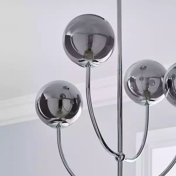 Dunelm Gigi Chrome Ceiling Fitting 5 Dunelm Gigi Chrome Ceiling Fitting - Image 3