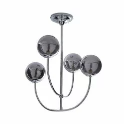 Dunelm Gigi Chrome Ceiling Fitting 12 Dunelm Gigi Chrome Ceiling Fitting -wall lights Shop 1000180652 alt05