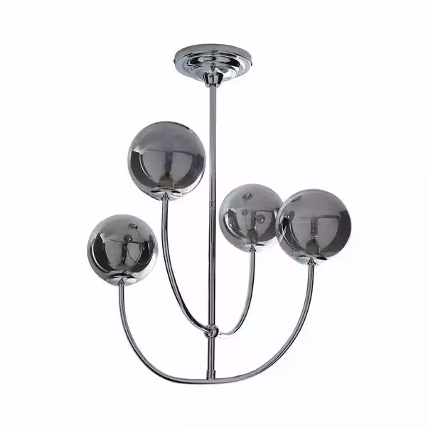 Dunelm Gigi Chrome Ceiling Fitting 7 Dunelm Gigi Chrome Ceiling Fitting - Image 5