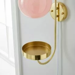Dunelm Gigi Easy Fit Plug In Pink Wall Light -wall lights Shop 1000180653 alt03