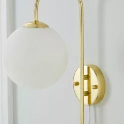 Dunelm Gigi Easy Fit Plug In White Wall Light -wall lights Shop 1000180654 alt02