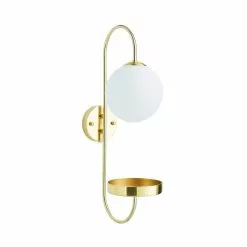 Dunelm Gigi Easy Fit Plug In White Wall Light -wall lights Shop 1000180654 alt05