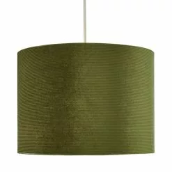 Dunelm Moss Green Santos Velvet Corduroy Shade 10 Dunelm Moss Green Santos Velvet Corduroy Shade -wall lights Shop 1000181099 alt05