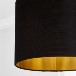 Dunelm Black Santos Velvet Corduroy Shade -wall lights Shop 1000181101 alt02