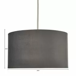 Dunelm Nesa 35cm Velvet Drum Shade -wall lights Shop 1000181822 alt07