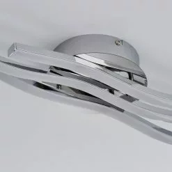 Dunelm Ripple Integrated LED Bathroom Ceiling Fitting -wall lights Shop 1000182543 alt03