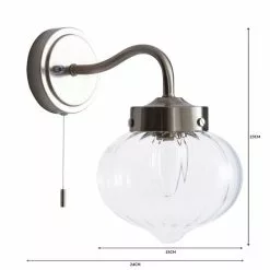 Dunelm Voyager Bathroom Wall Light -wall lights Shop 1000182558 alt07