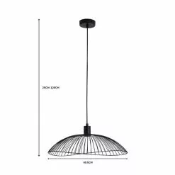 Elements Jaula 50cm Ceiling Fitting Black 13 Elements Jaula 50cm Ceiling Fitting Black -wall lights Shop 1000182568 alt07
