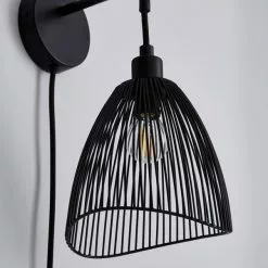 Elements Jaula Wall Light Black -wall lights Shop 1000182574 alt02