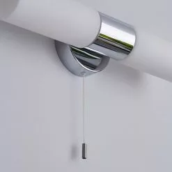 Dunelm Porto Bathroom 2 Light Wall Light Chrome -wall lights Shop 1000182581 alt03