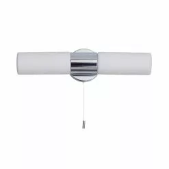 Dunelm Porto Bathroom 2 Light Wall Light Chrome -wall lights Shop 1000182581 alt05