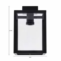 Dunelm London Bathroom Flush Fitting Matt Black -wall lights Shop 1000182585 alt07