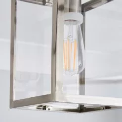 Dunelm London Bathroom Flush Fitting Brushed Chrome -wall lights Shop 1000182587 alt02