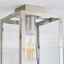 Dunelm London Bathroom Flush Fitting Brushed Chrome -wall lights Shop 1000182587 alt03