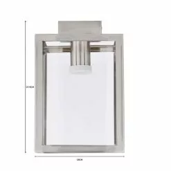 Dunelm London Bathroom Flush Fitting Brushed Chrome -wall lights Shop 1000182587 alt07