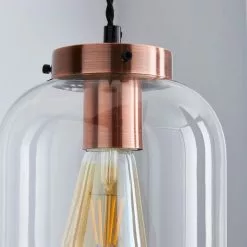 Elements Dayo 1 Light Ceiling Fitting -wall lights Shop 1000182799 alt02