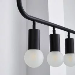 Dunelm Bradford Ceiling Fitting Matt Black -wall lights Shop 1000183035 alt02