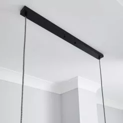 Dunelm Bradford Ceiling Fitting Matt Black -wall lights Shop 1000183035 alt03