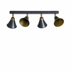 Dunelm Logan 4 Light Grey Spotlight Bar -wall lights Shop 1000183040 alt05