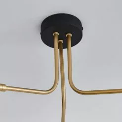 Dunelm Savona 3 Light Ceiling Fitting Black -wall lights Shop 1000183099 alt03