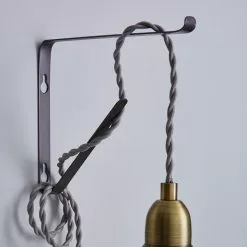 Dunelm Marsden Plug In Flex Set Pewter Industrial -wall lights Shop 1000183106 alt03