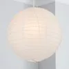 Dunelm Paper Lantern 35cm White Easy Fit Pendant